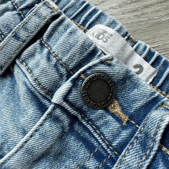 Cotton On Baby Boy Jay Moto Jeans with Drawstring Baby size size 2T - Picture 3 of 5